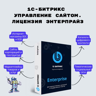 1С-Битрикс: Управление сайтом. Лицензия Энтерпрайз - купить в Утяганово